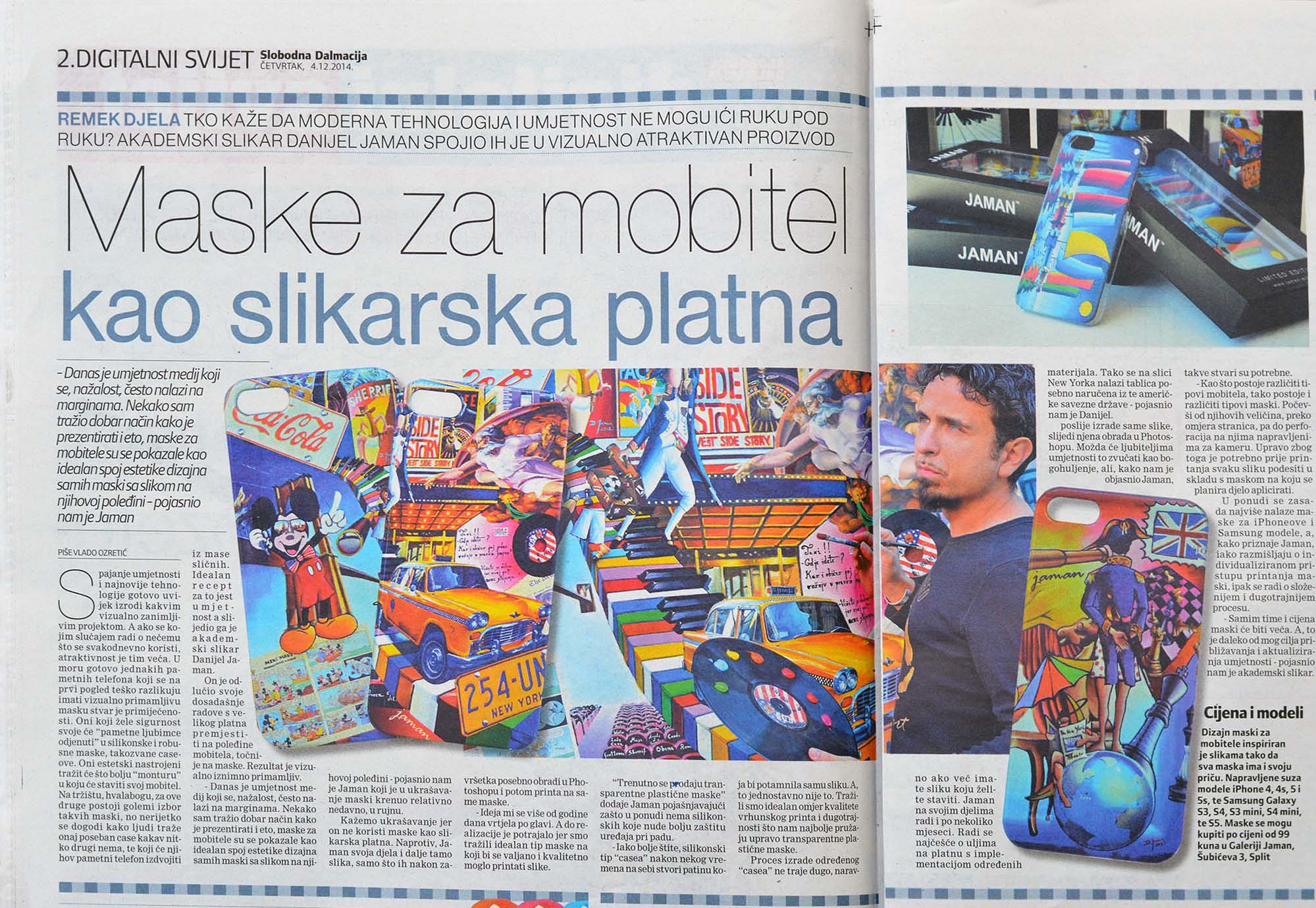 INTERVIEW WITH SLOBODNA DALMACIJA | Jaman Art Webshop